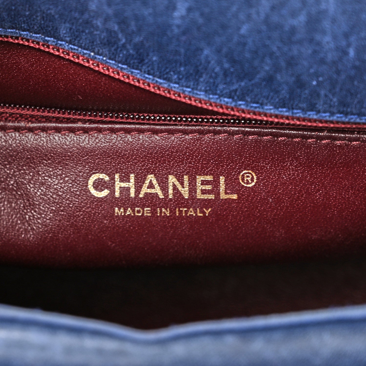 Chanel Lambskin Quilted Small Single Flap Blue 5 of 11
