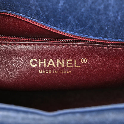 Chanel Lambskin Quilted Small Single Flap Blue 5 of 11