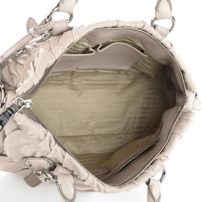 Prada Nappa Gaufre Shopping Satchel Pomice 7 of 11