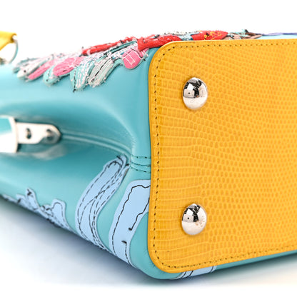 Louis Vuitton Calfskin Lizard Artycapucines Tschabalala Self PM Multicolor 9 of 10