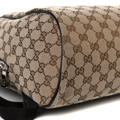 Gucci Monogram Travel Backpack Dark Brown 9 of 14