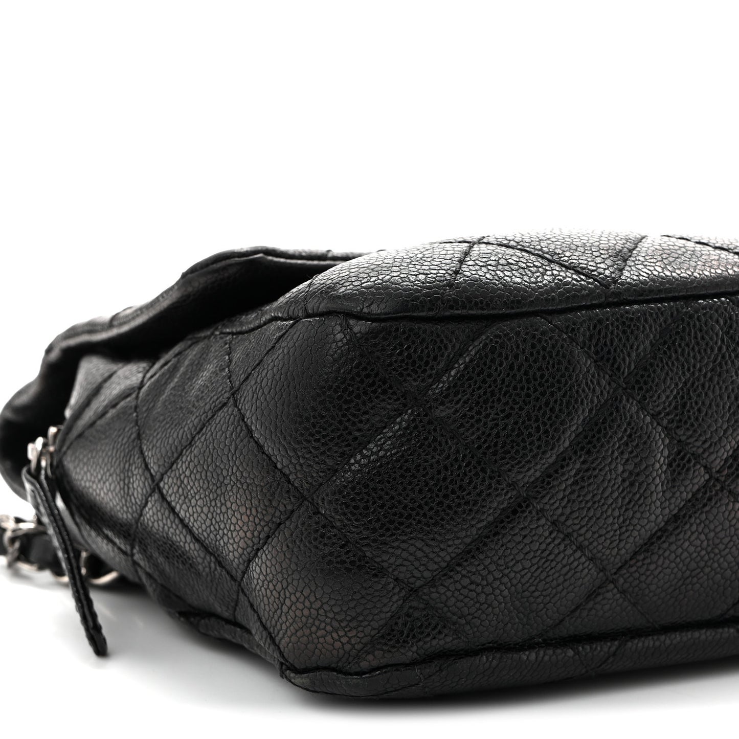 Caviar Quilted Jumbo Easy Flap Black