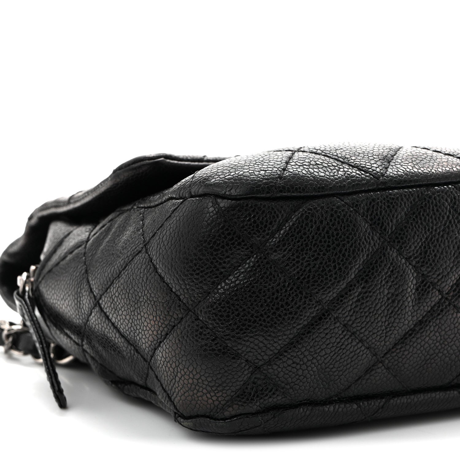 Chanel Caviar Quilted Jumbo Easy Flap Black 9 of 10