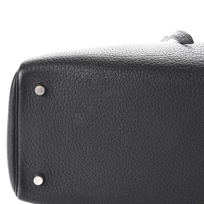 Hermes Taurillon Clemence Cabana Tote Black 12 of 13