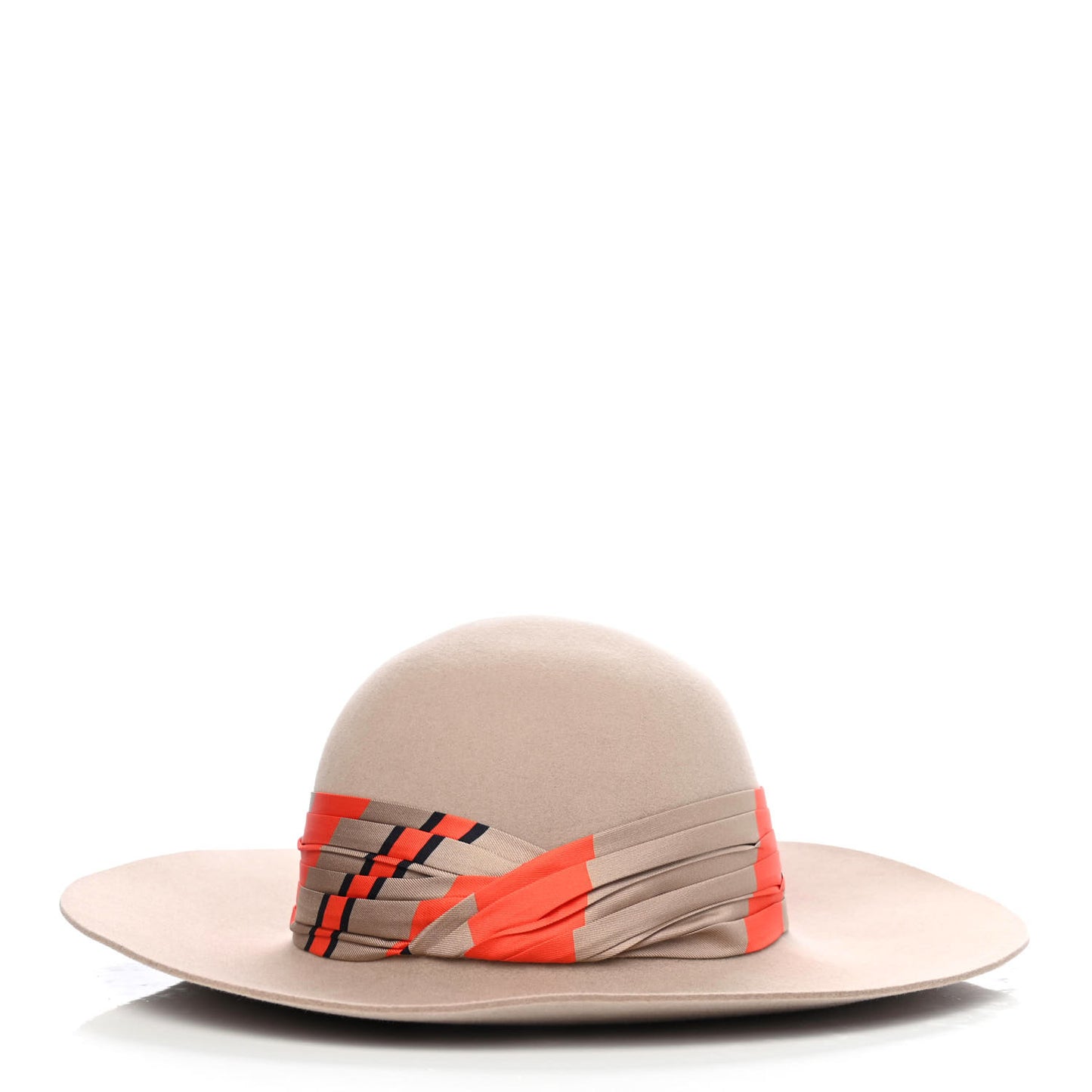 Feutre Chapeau Scarlet Hat 57 Marron Glace Orange