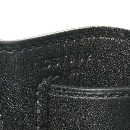 Hermes Swift Toile De Camp Cavalcadour Kelly Sellier 32 Black 7 of 13