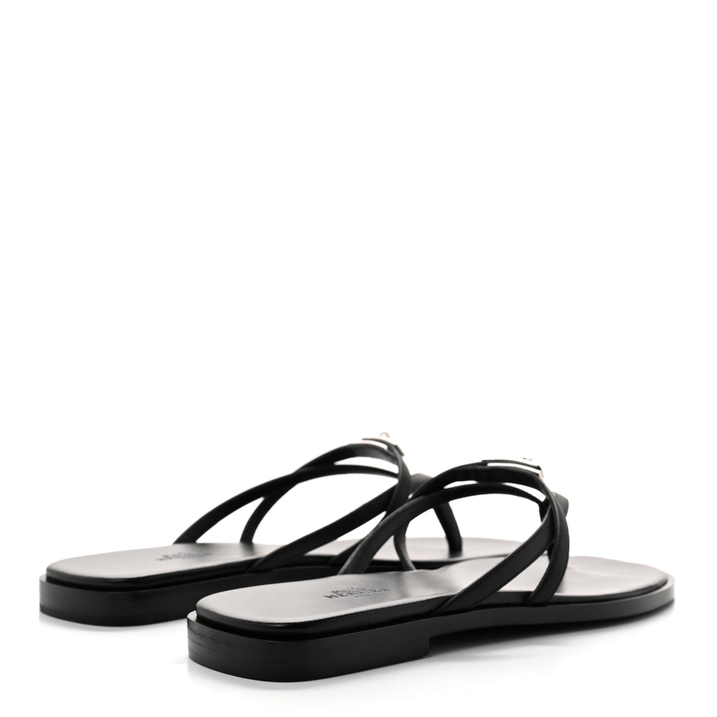 Calfskin Miss Sandals 39 Black
