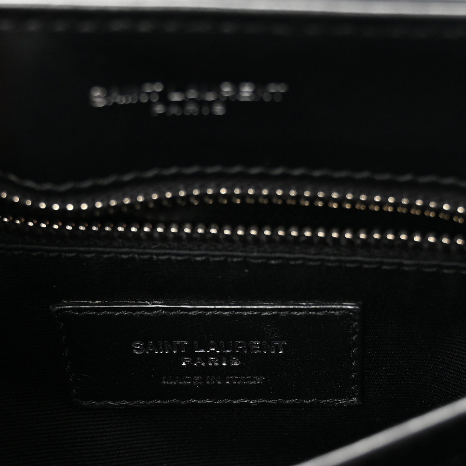 Saint Laurent Calfskin Y Quilted Monogram Toy Loulou Crossbody Bag Black 5 of 9