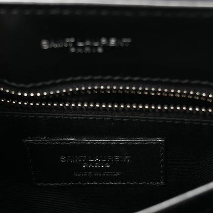 Saint Laurent Calfskin Y Quilted Monogram Toy Loulou Crossbody Bag Black 5 of 9