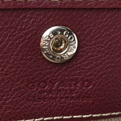 Goyard Goyardine Mini Boheme Hobo Burgundy 7 of 11