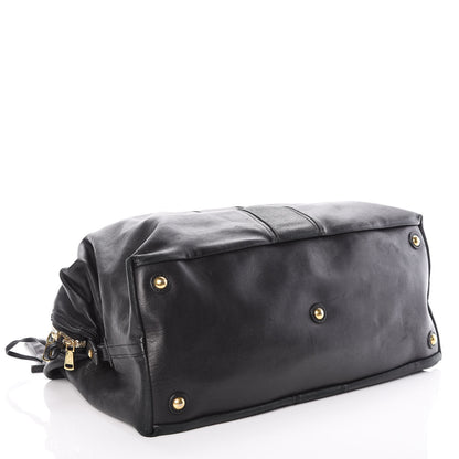 Saint Laurent Lambskin Medium Easy Sac Black 5 of 10