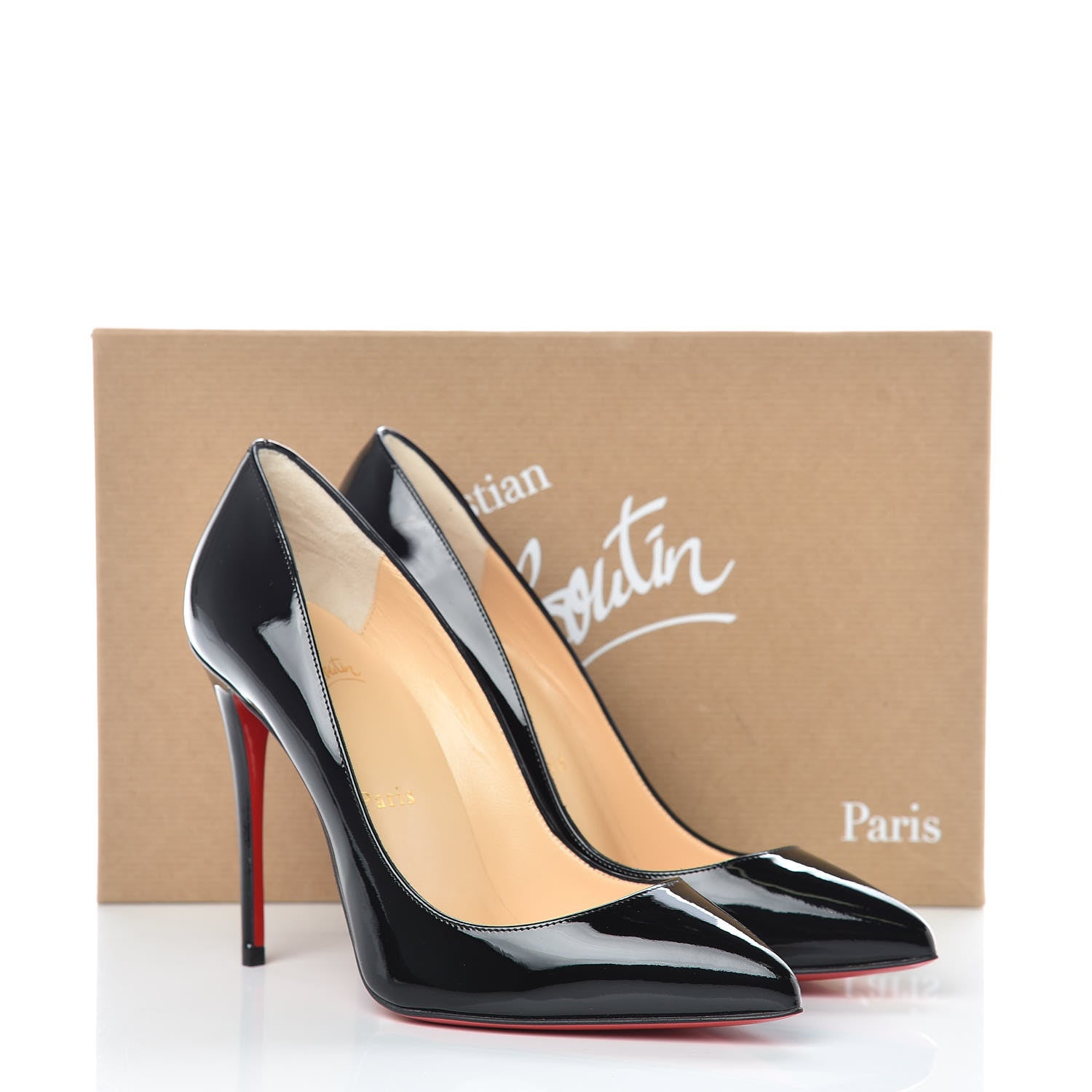 Christian Louboutin Patent Pigalle Follies 100 Pumps 36.5 Black 8 of 8