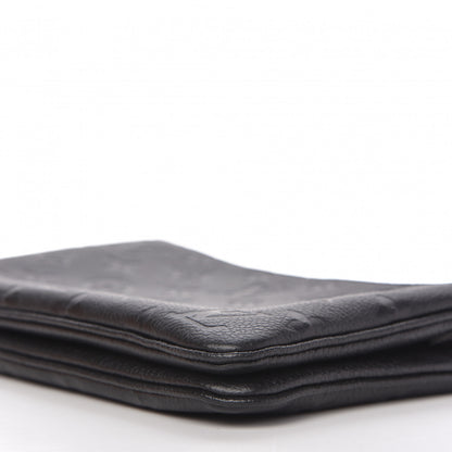 Louis Vuitton Empreinte Double Zip Pochette Black 8 of 10