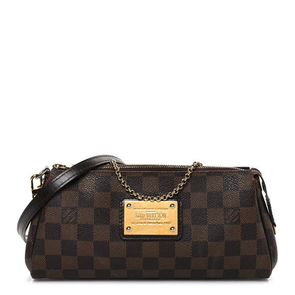 Louis Vuitton Damier Ebene Eva Clutch 1 of 13