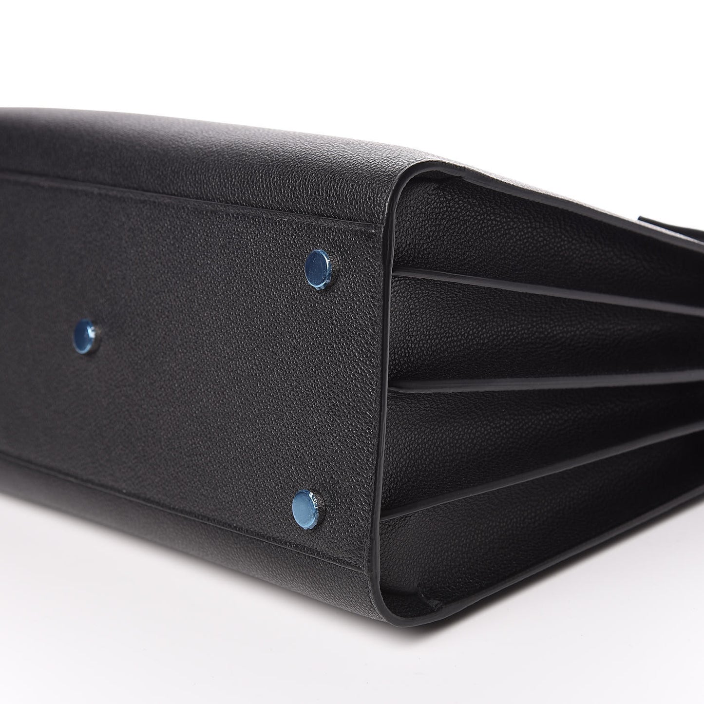 Grained Calfskin Small Sac De Jour Black