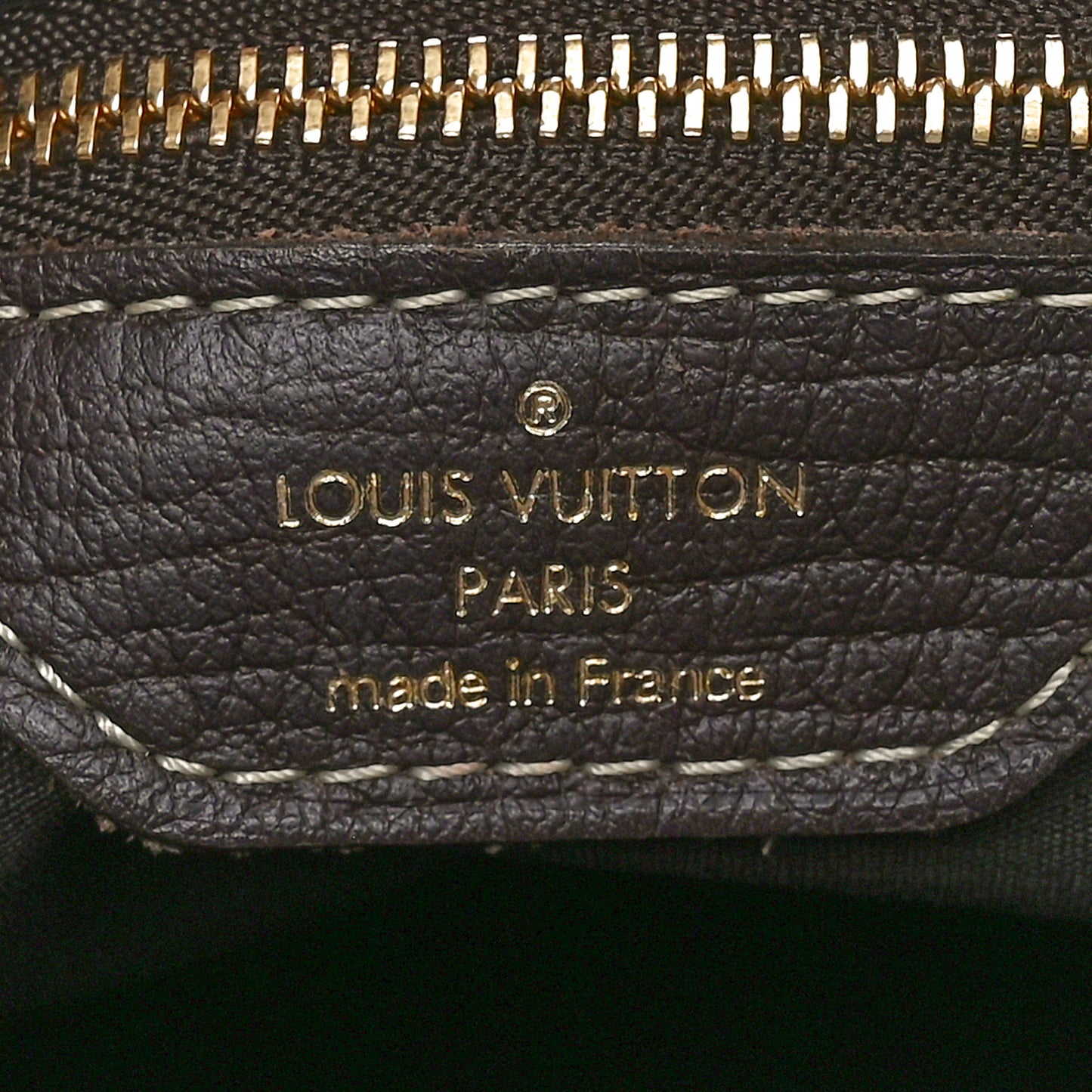 Mini Lin Monogram Bucket Bag Ebene