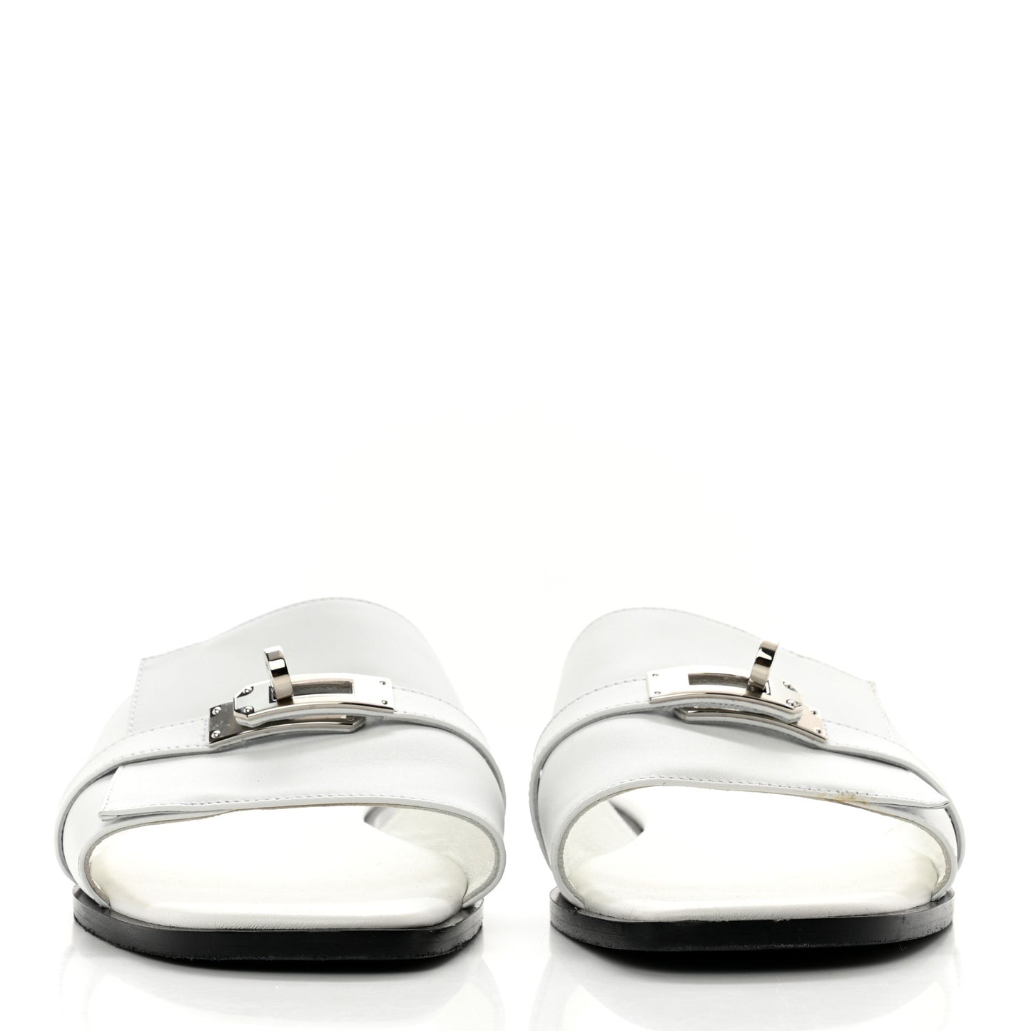 Calfskin Giulia Sandals 40.5 White