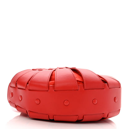 Bottega Veneta French Calfskin Small Shell Bag Chili Tomato 4 of 9