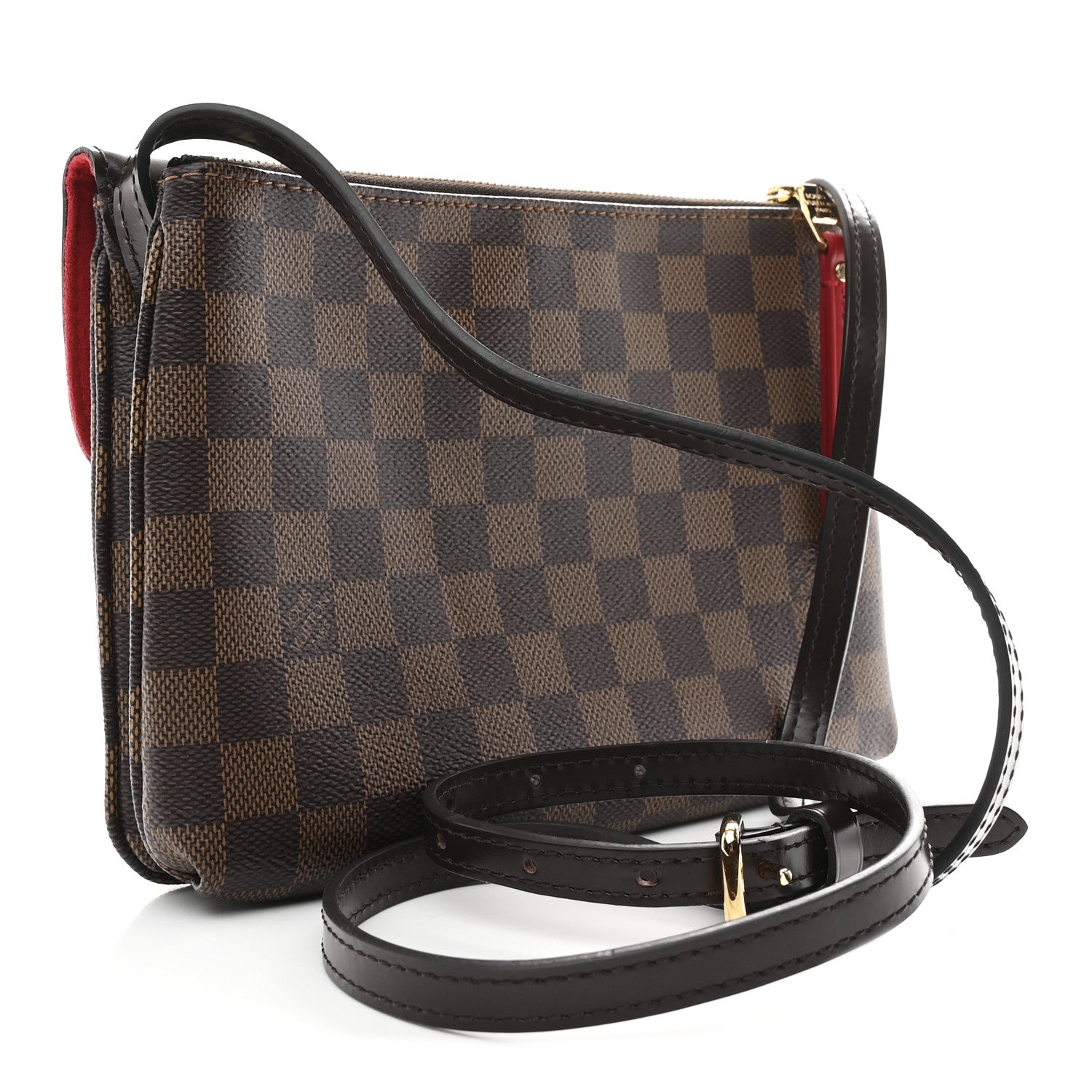 Louis Vuitton Damier Ebene Twice Cherry 3 of 11
