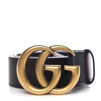 Gucci Calfskin Double G 40mm Belt 100 40 Black 1 of 6