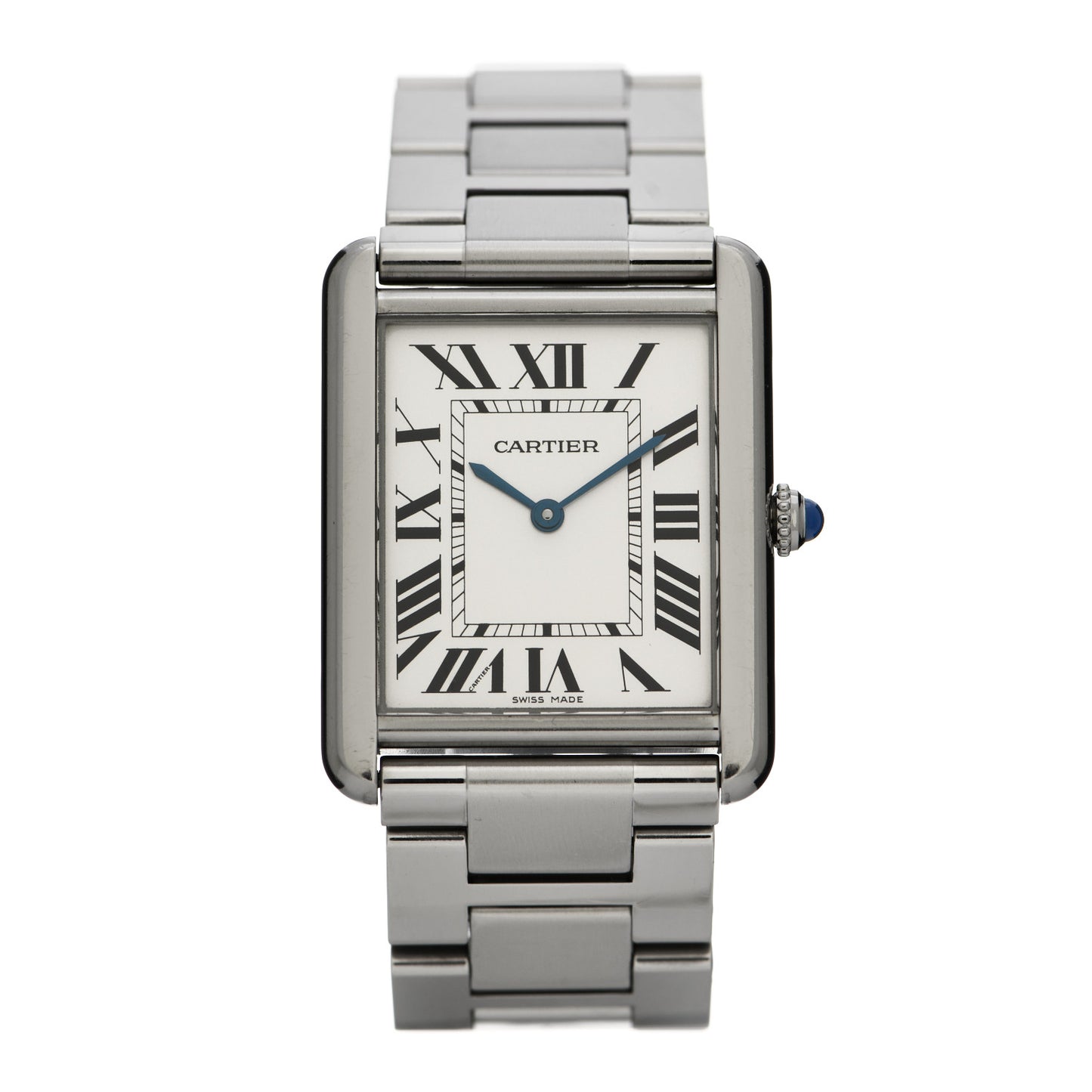 Stainless Steel 27mm Tank Solo Quartz Watch