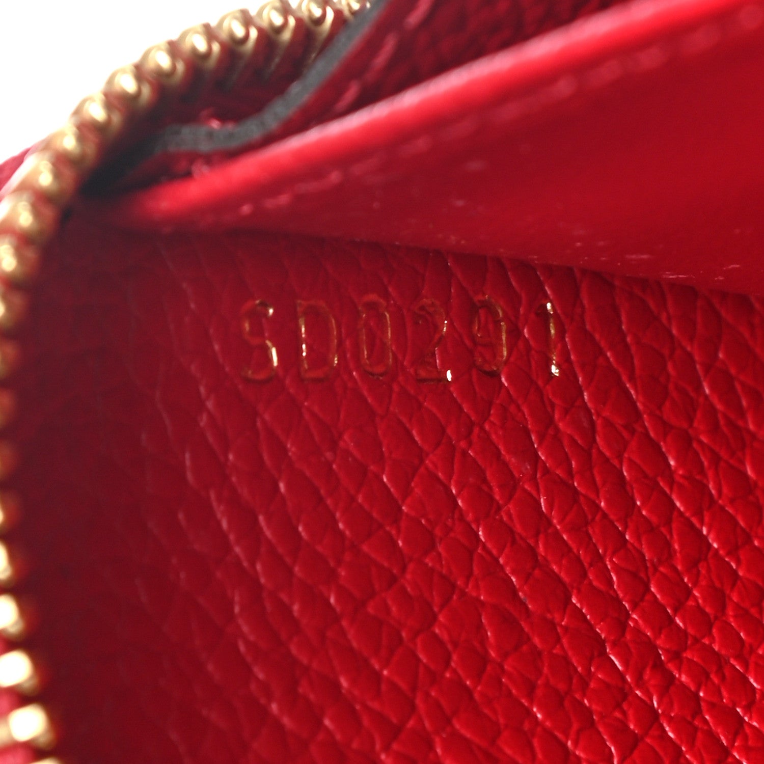 Louis Vuitton Empreinte Zippy Wallet Scarlet 7 of 7