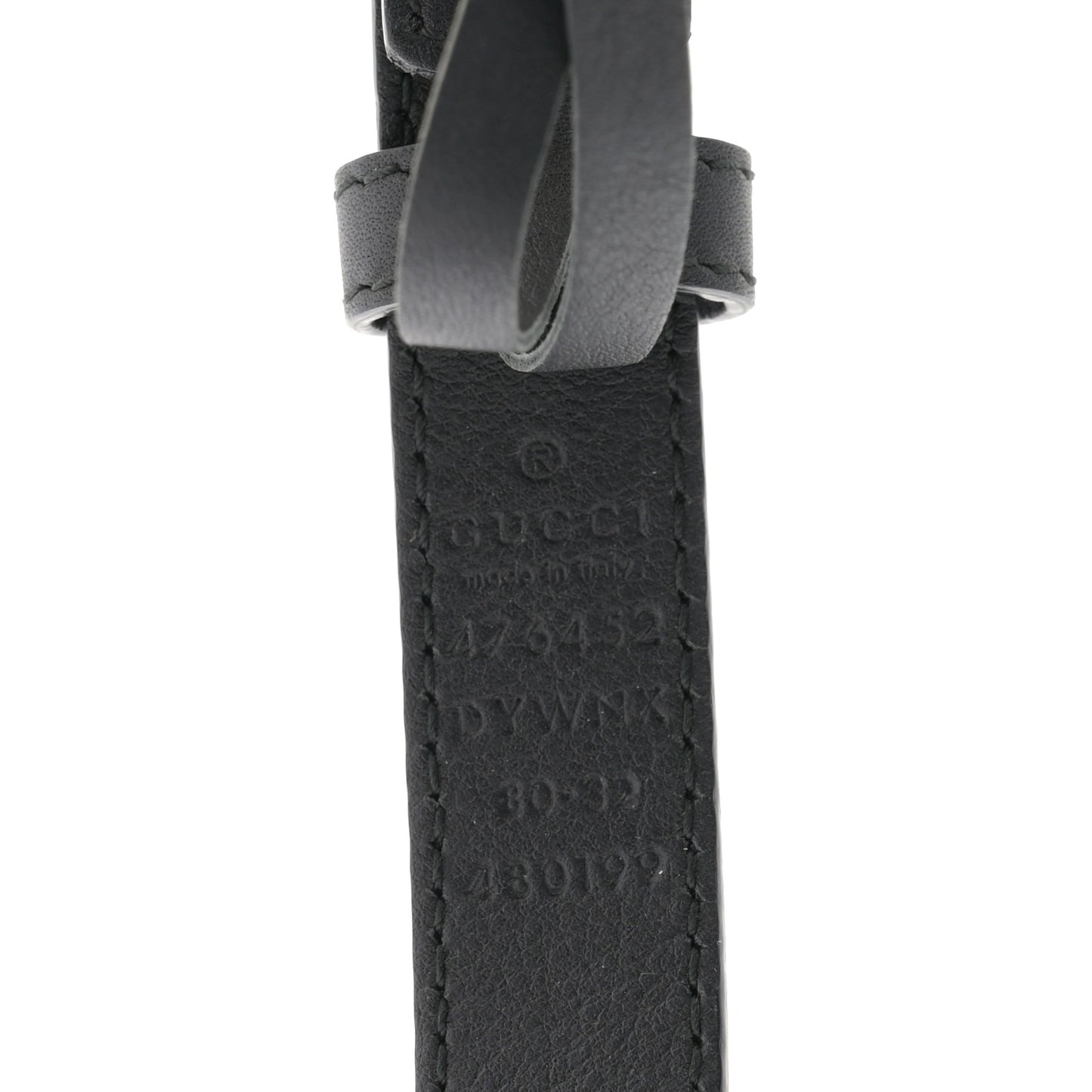 Calfskin Queen Margaret Bee Belt 80 32 Black