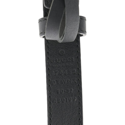 Gucci Calfskin Queen Margaret Bee Belt 80 32 Black 5 of 5