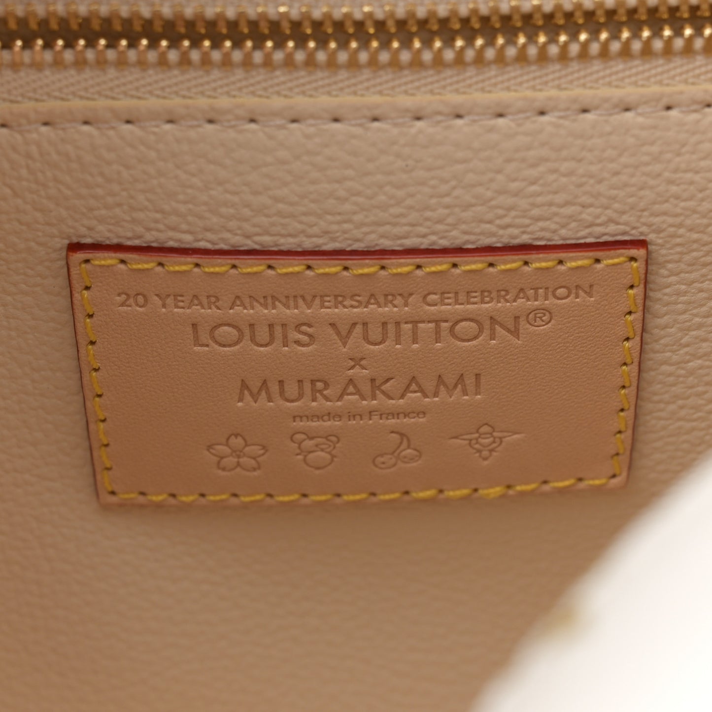 LV X TM Monogram Multicolor Cosmetic Pouch GM White