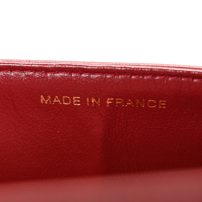Chanel Lambskin Quilted Small Double Flap Red 7 of 12