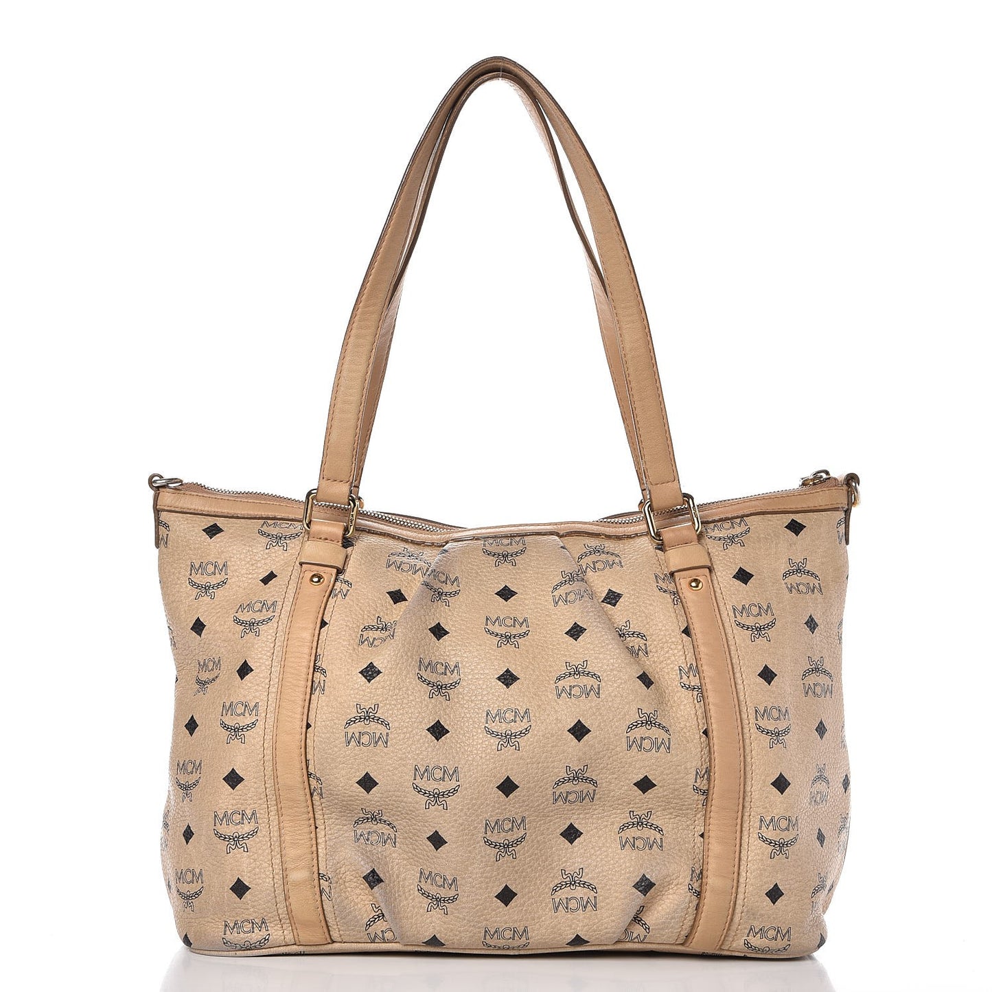 Visetos Medium Essentials Shopper Tote Beige
