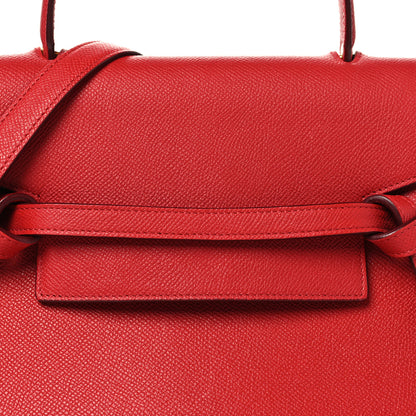 Celine Baby Grained Calfskin Micro Belt Bag Coquelicot 8 of 10