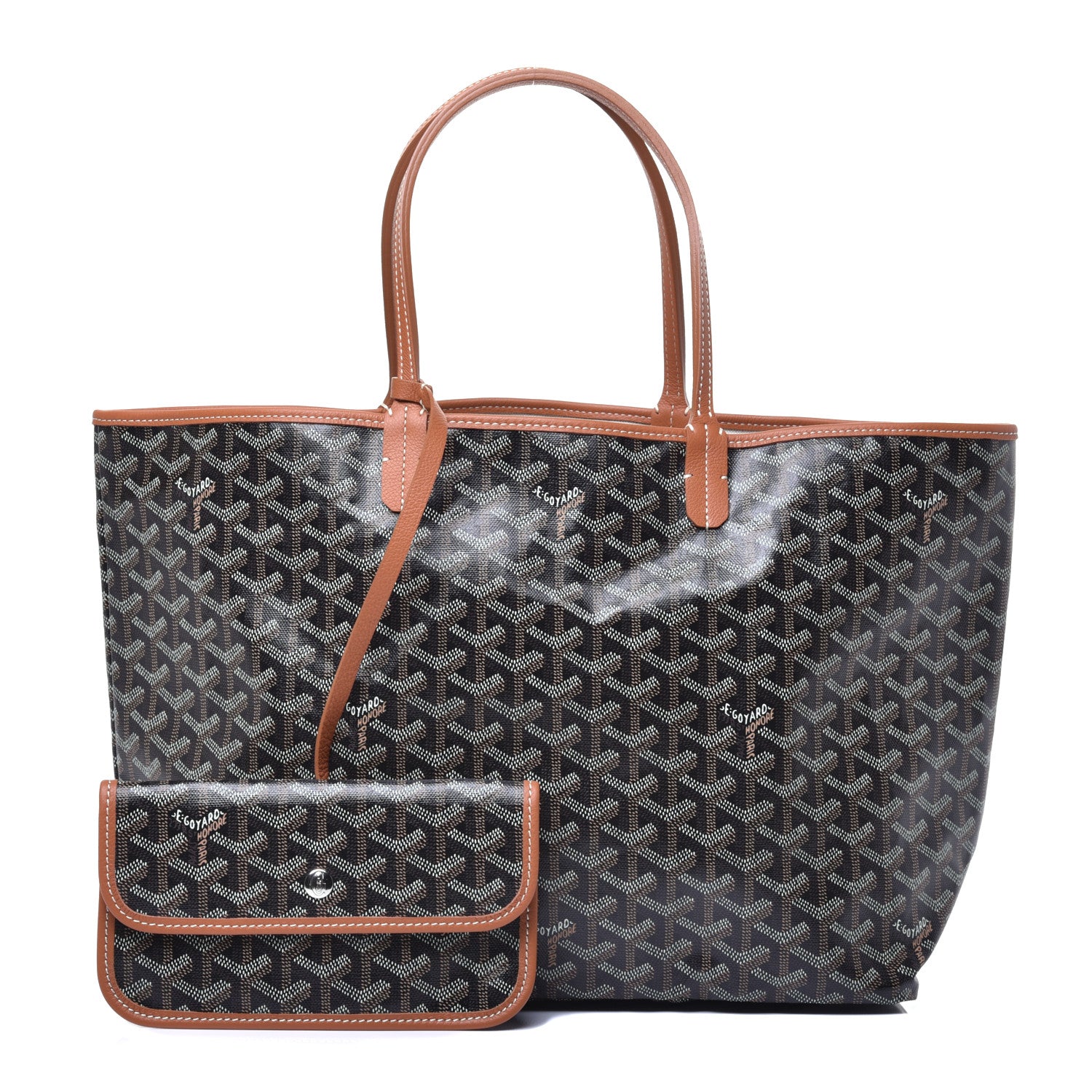Goyard Goyardine Saint Louis PM Black Gold 1 of 8