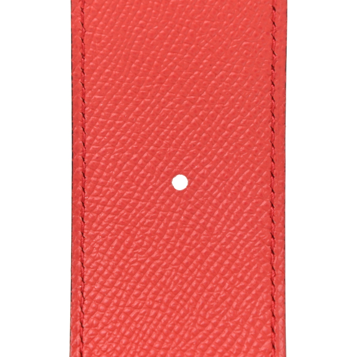 Hermes Epsom 42mm Constance H Belt 85 Rouge Casaque Rose Jaipur 6 of 9