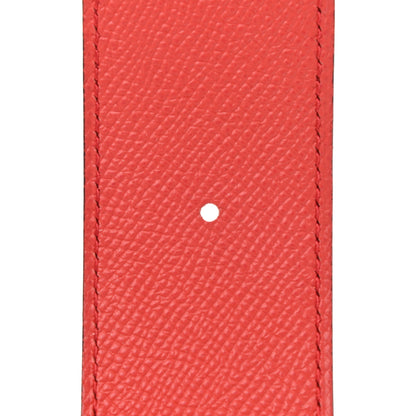 Hermes Epsom 42mm Constance H Belt 85 Rouge Casaque Rose Jaipur 6 of 9