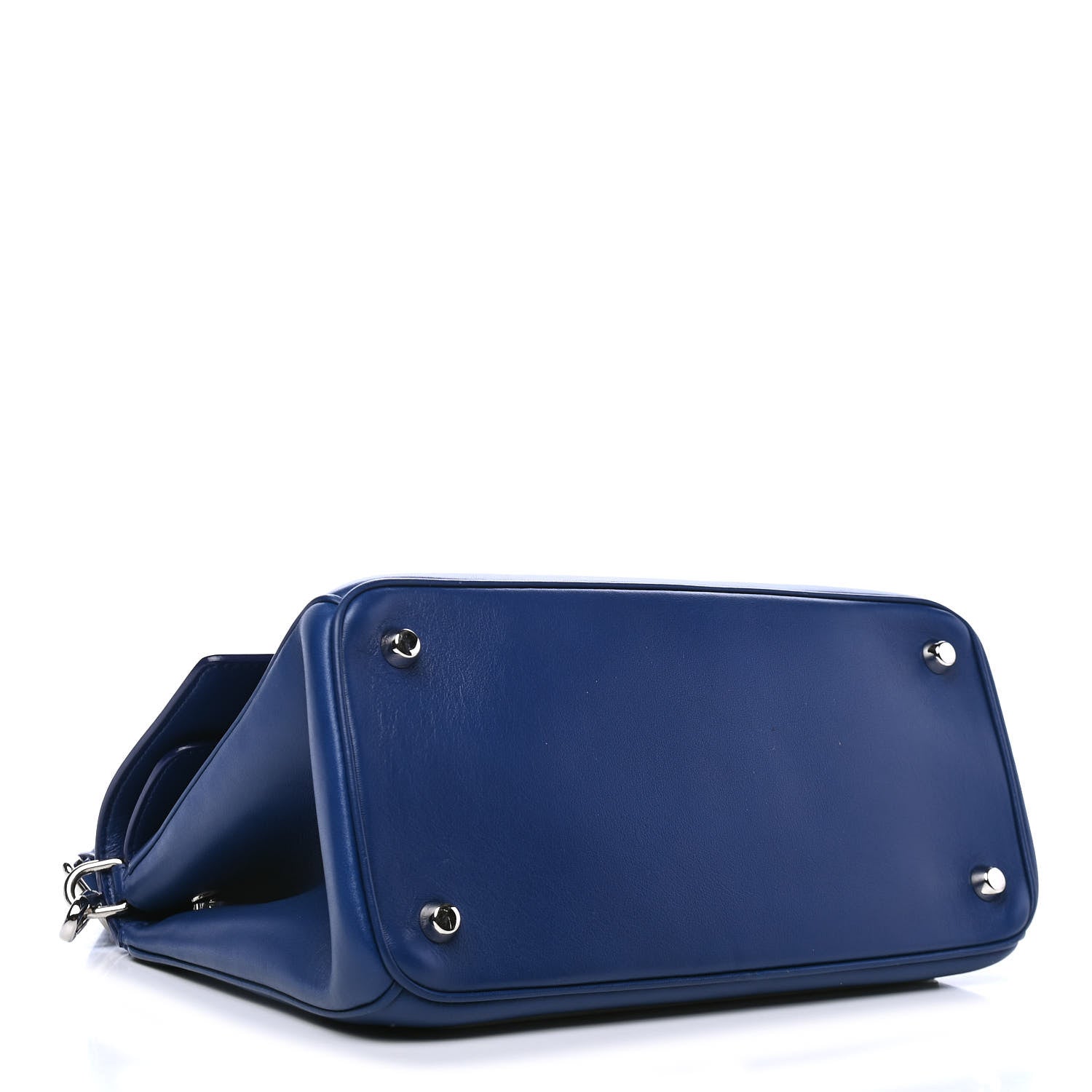 Christian Dior Smooth Calfskin Small Tri-Color Be Dior Flap Blue Celeste Deep Green 3 of 4