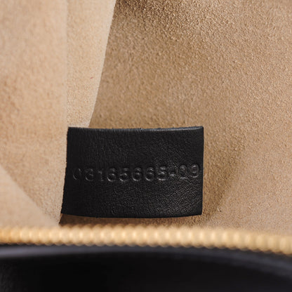 Chloe Suede Smooth Calfskin Medium Kurtis Shoulder Bag Black 7 of 8