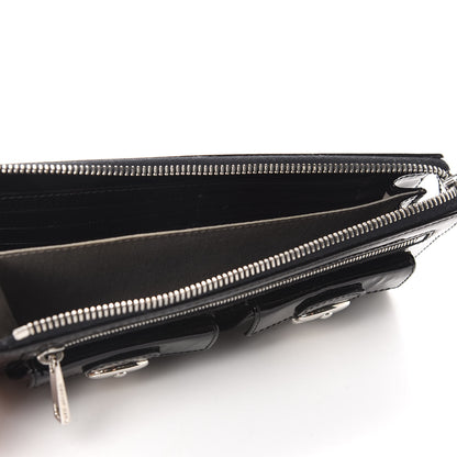 Marc Jacobs Patent Zip Clutch Wallet Black 5 of 6