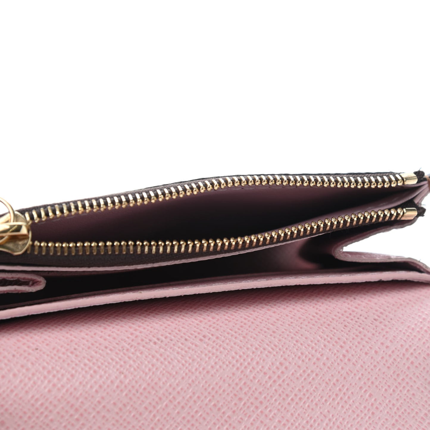 Damier Ebene Rosalie Coin Purse Rose Ballerine