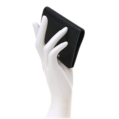 Hermes Chevre Mysore Medor Card Holder Black 2 of 6