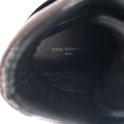 Louis Vuitton LOUIS VUITTON Suede Calfskin Monogram Star Trail Ankle Boots 38 Black 7 of 7