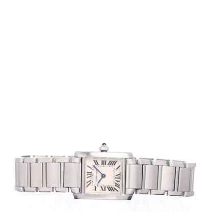 Cartier Stainless Steel 20mm Tank Francaise Quartz Watch 2 of 4