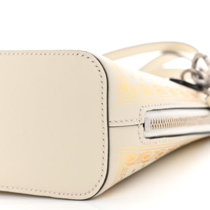 Gucci X SEGA Calfskin GUCCY Stars Mini Dome Shoulder Bag Mystic White Gold 10 of 15