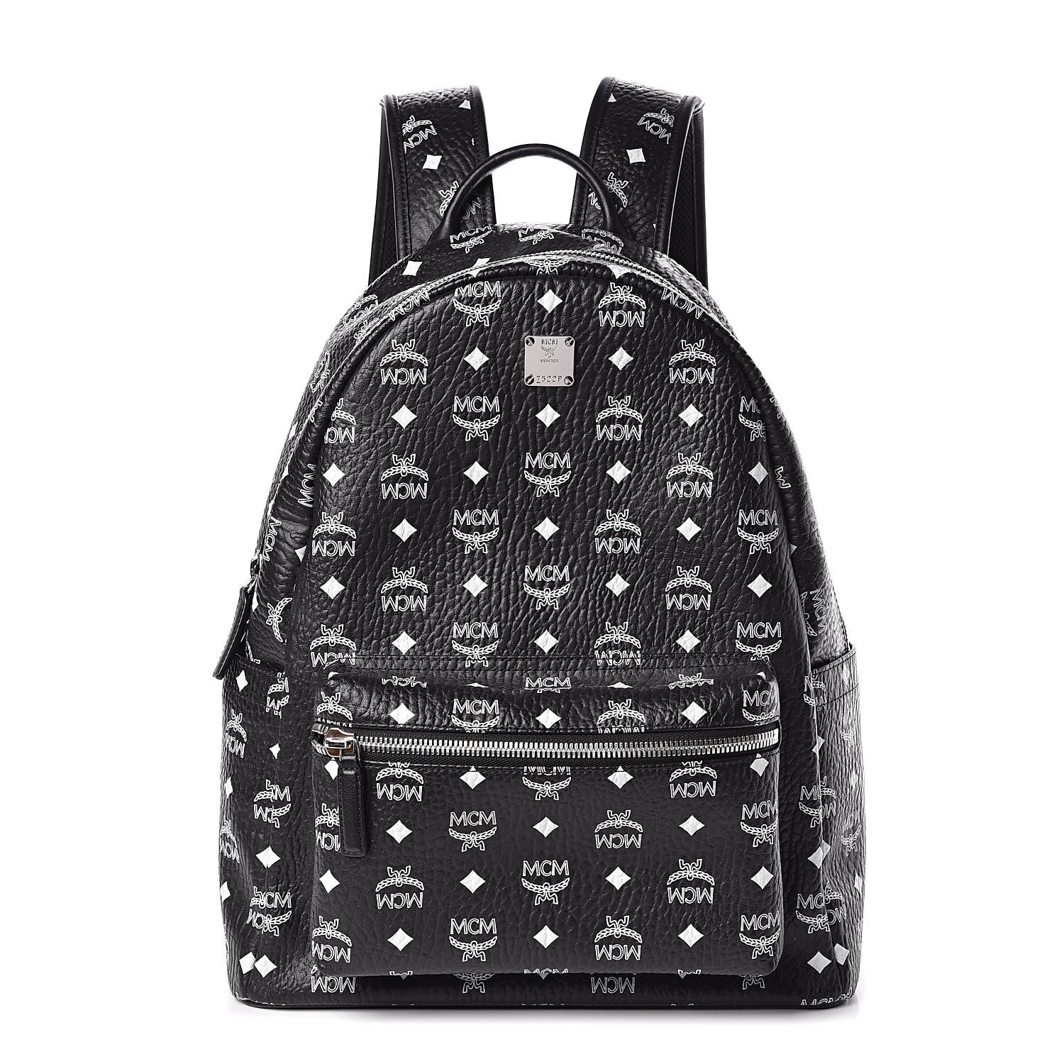 MCM Visetos Medium Stark Backpack Black 1 of 10