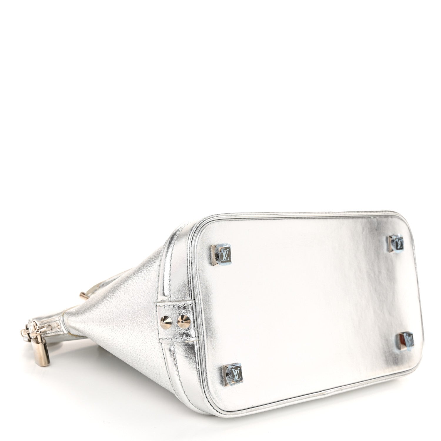 Louis Vuitton Suhali Lockit PM Silver 4 of 12