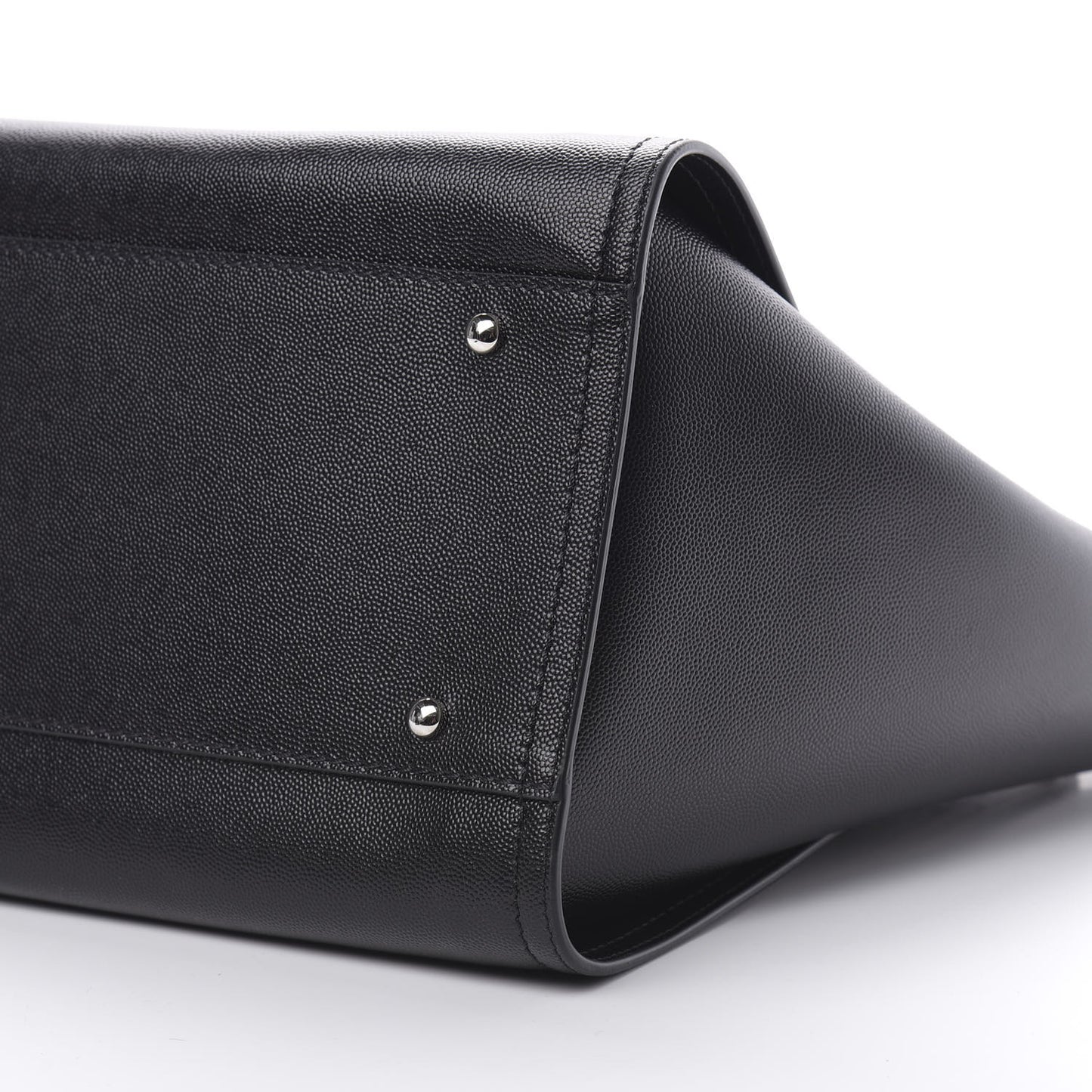 Caviar Medium Studded Deauville Tote Black
