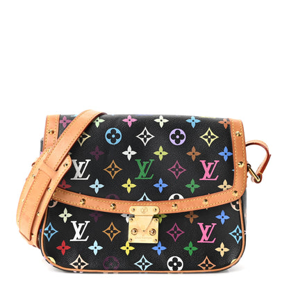 Louis Vuitton Monogram Multicolor Sologne Black 1 of 10