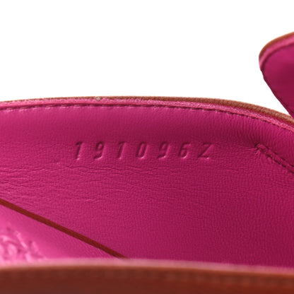Hermes Goatskin Tuileries Mules 38 Cognac 8 of 8