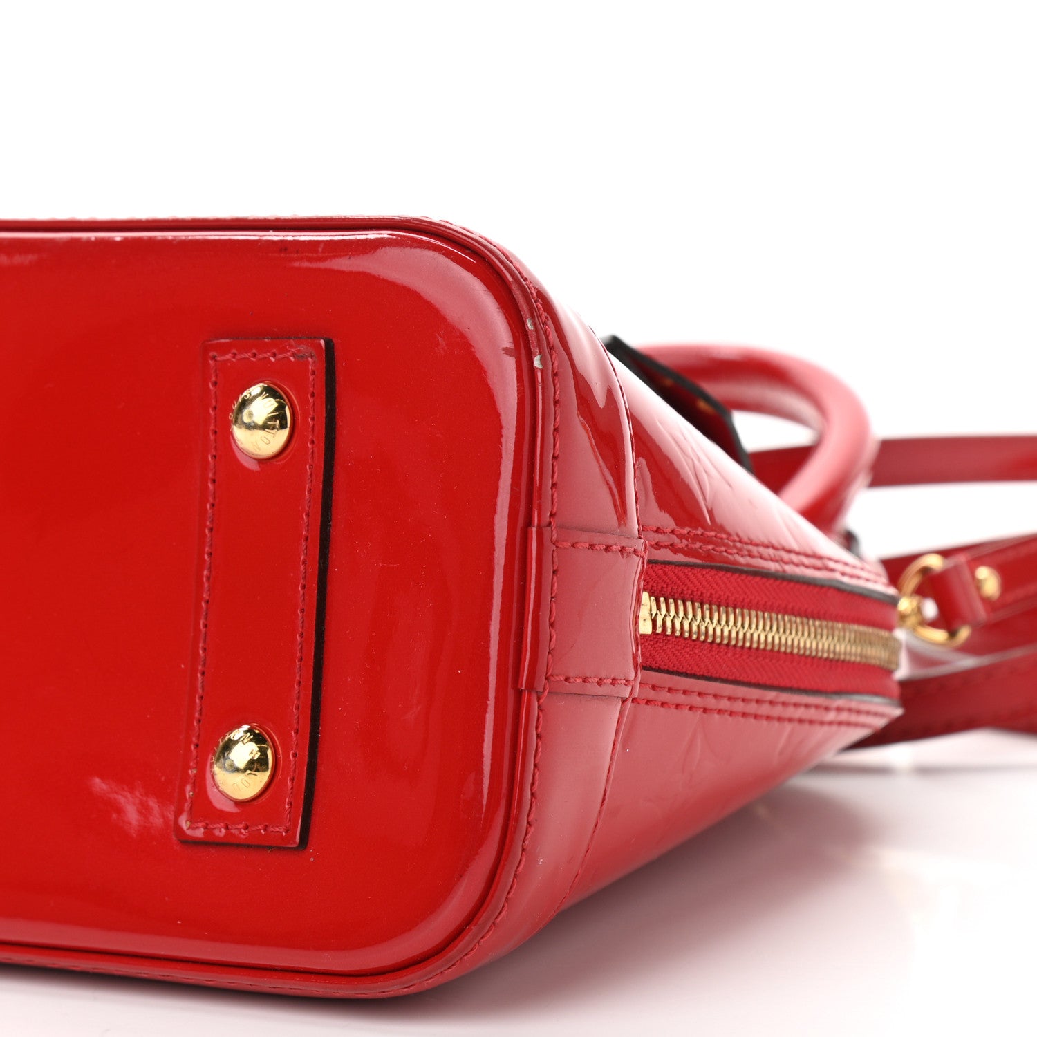 Louis Vuitton Vernis Alma BB Cherry 10 of 12