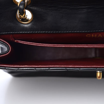 Chanel Lambskin Quilted Small Single Flap Black 11 of 14
